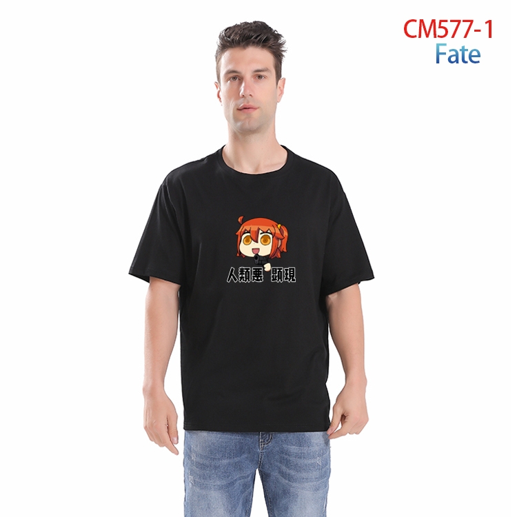 Fate Grand Order Printed short-sleeved cotton T-shirt from S to 4XL CM-577-1