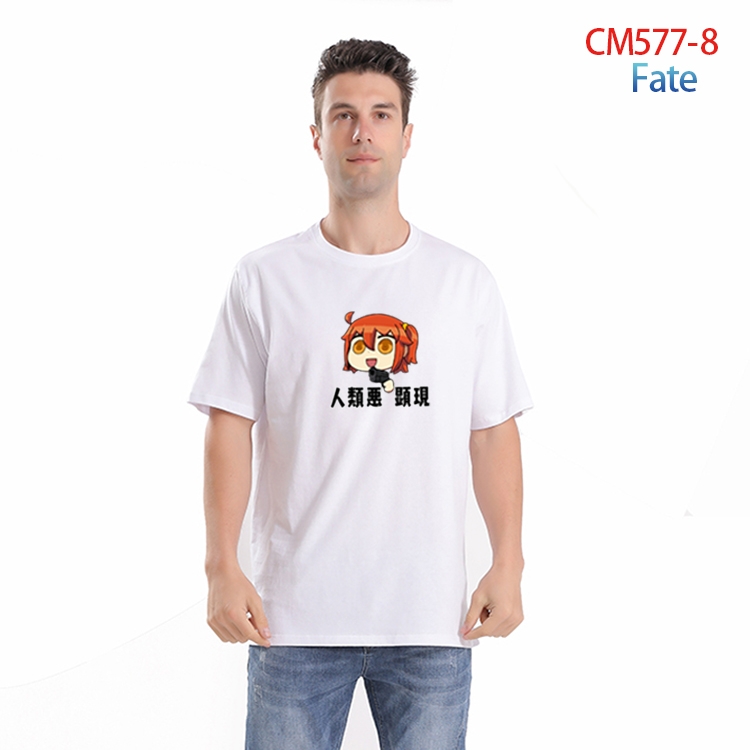 Fate Grand Order Printed short-sleeved cotton T-shirt from S to 4XL CM-577-8