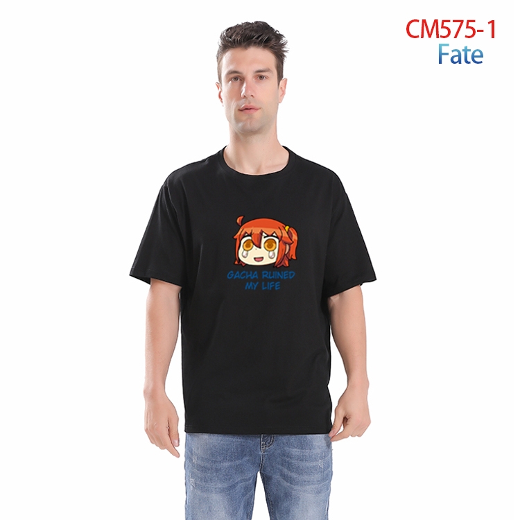 Fate Grand Order Printed short-sleeved cotton T-shirt from S to 4XL CM-575-1