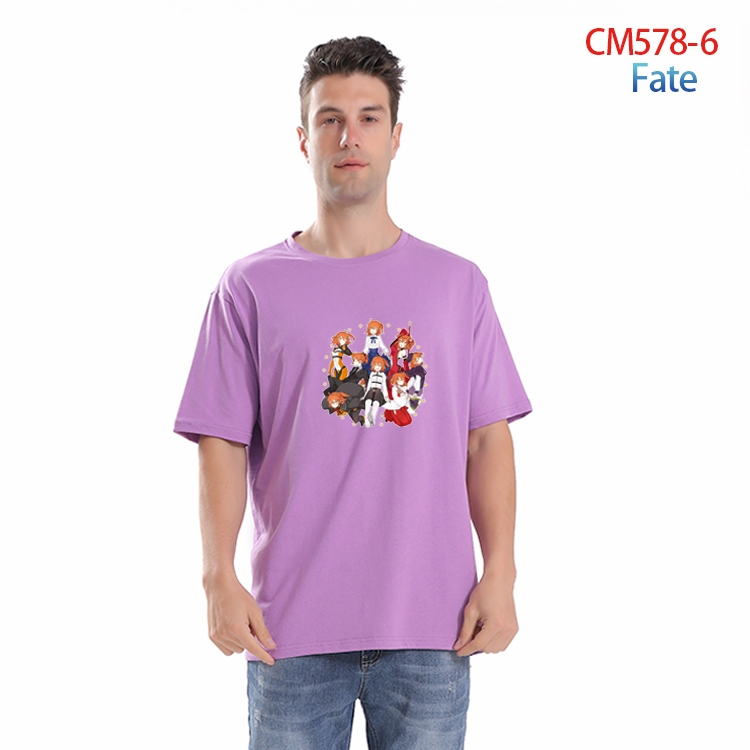 Fate Grand Order Printed short-sleeved cotton T-shirt from S to 4XL CM-578-6