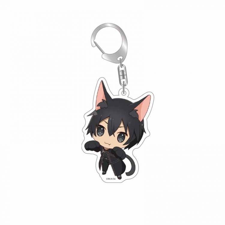 Sword Art Online Anime acrylic Key Chain price for 5 pcs 2732