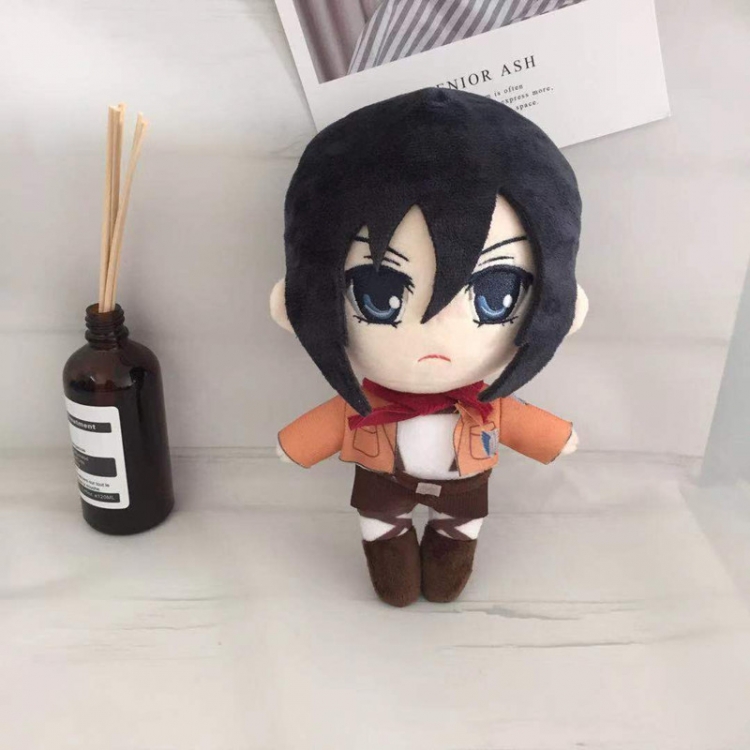 Shingeki no Kyojin  Mikasa Anime Plush Throw Pillow Cushion 20cm