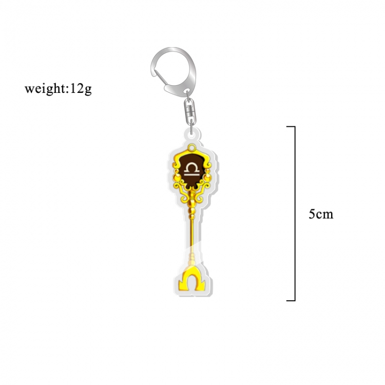 Fairy tail Anime acrylic Key Chain  price for 5 pcs  7204