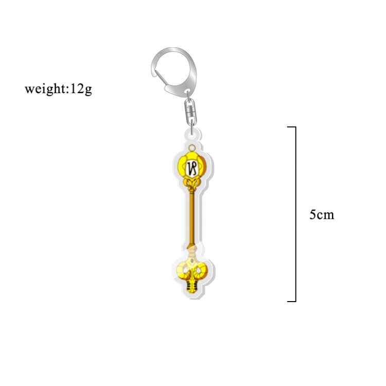 Fairy tail Anime acrylic Key Chain  price for 5 pcs  7207