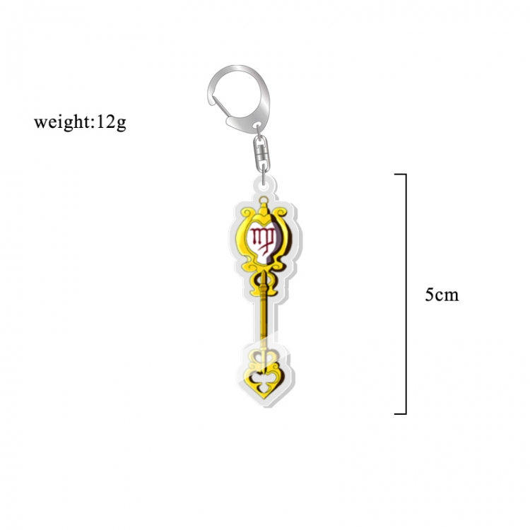 Fairy tail Anime acrylic Key Chain  price for 5 pcs  7203
