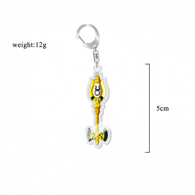 Fairy tail Anime acrylic Key Chain  price for 5 pcs  7199