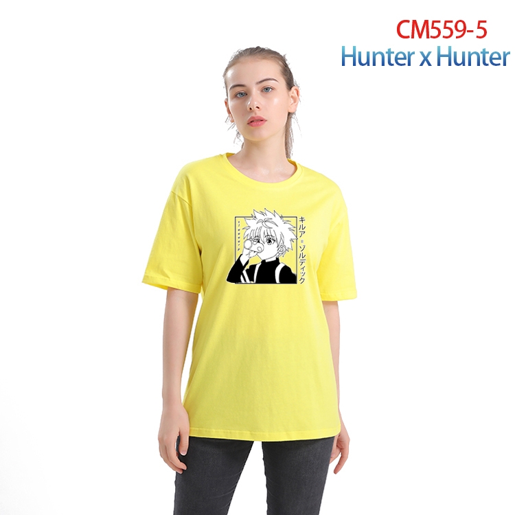 HunterXHunter  Women's Printed short-sleeved cotton T-shirt from XS to 3XL  CM-559-5