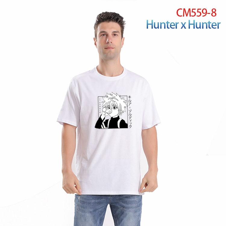 HunterXHunter Printed short-sleeved cotton T-shirt from S to 4XL  CM-559-8