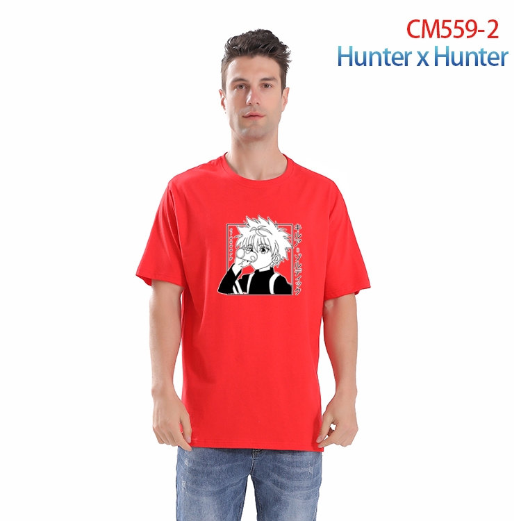 HunterXHunter Printed short-sleeved cotton T-shirt from S to 4XL  CM-559-2