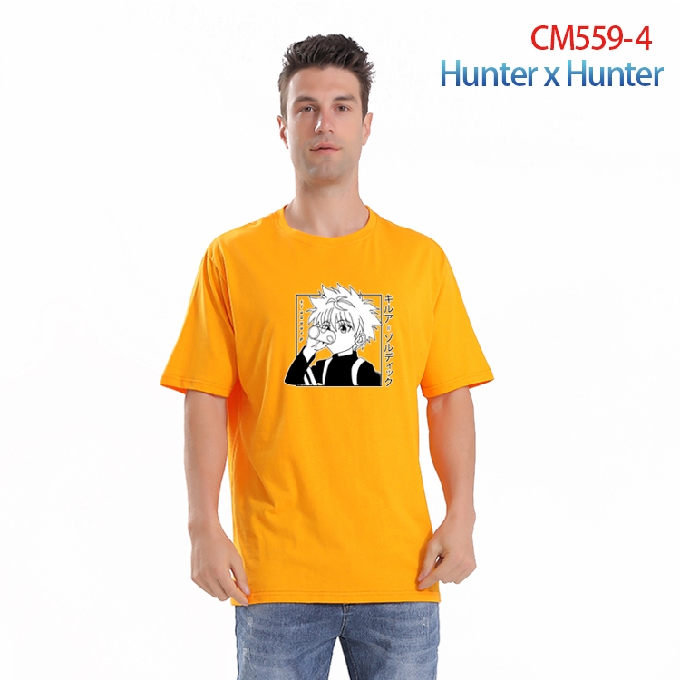 HunterXHunter Printed short-sleeved cotton T-shirt from S to 4XL  CM-559-4