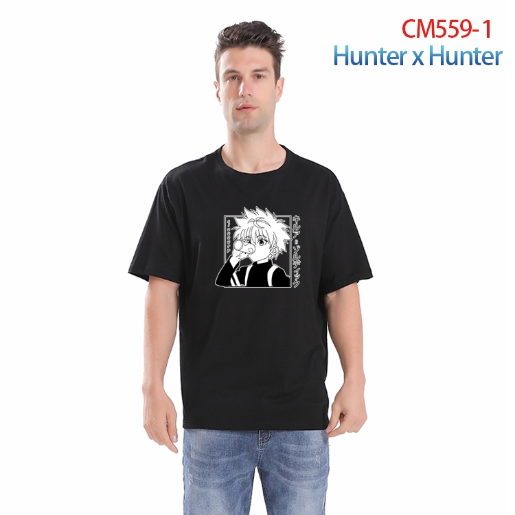 HunterXHunter Printed short-sleeved cotton T-shirt from S to 4XL CM-559-1