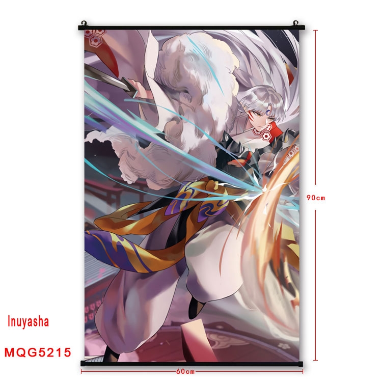 Inuyasha Plastic pole cloth painting Wall Scroll 60X90CM preorder 3 days  MQG5215