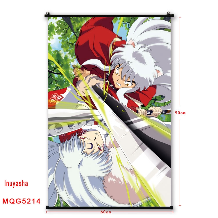 Inuyasha Plastic pole cloth painting Wall Scroll 60X90CM preorder 3 days MQG5214