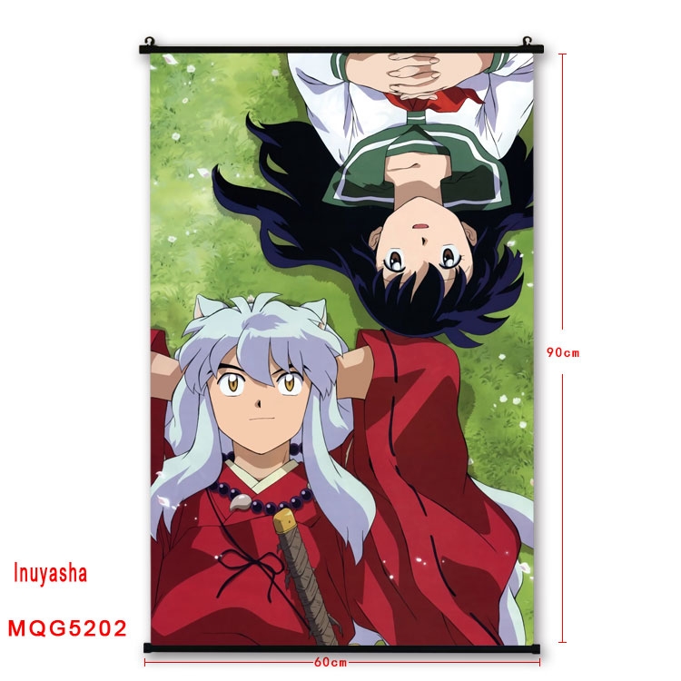 Inuyasha Plastic pole cloth painting Wall Scroll 60X90CM preorder 3 days MQG5202