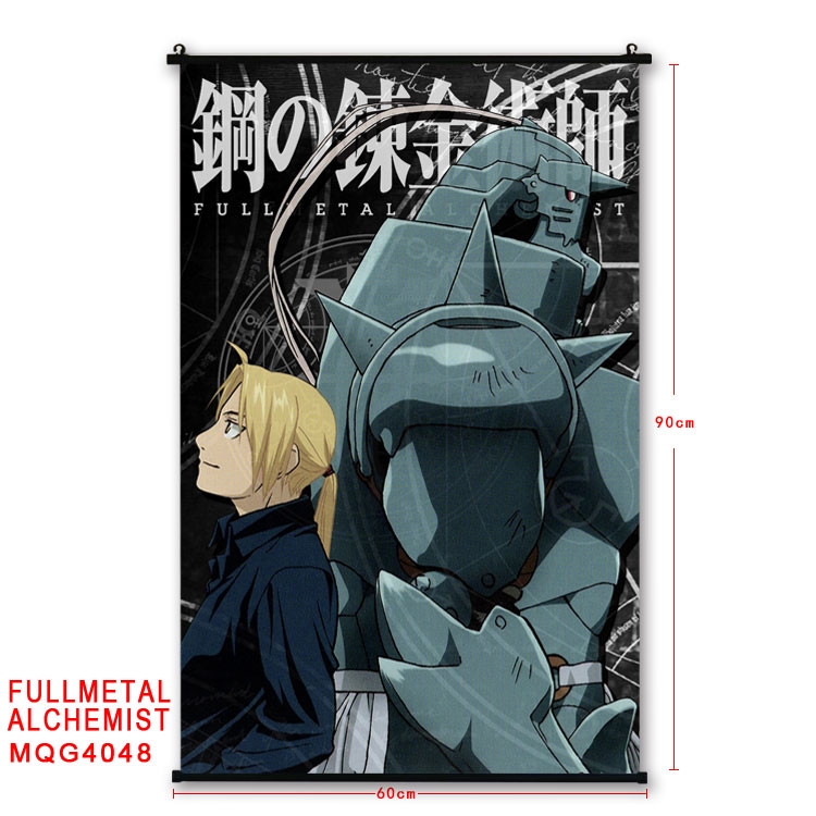 Fullmetal Alchemist Plastic pole cloth painting Wall Scroll 60X90CM preorder 3 days  MQG4048