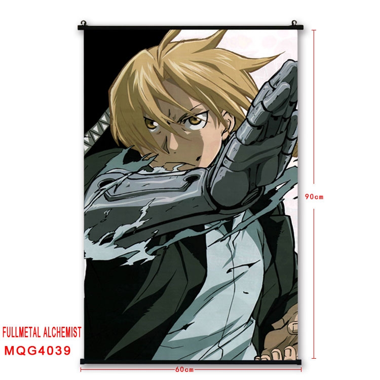 Fullmetal Alchemist Plastic pole cloth painting Wall Scroll 60X90CM preorder 3 days  MQG4039