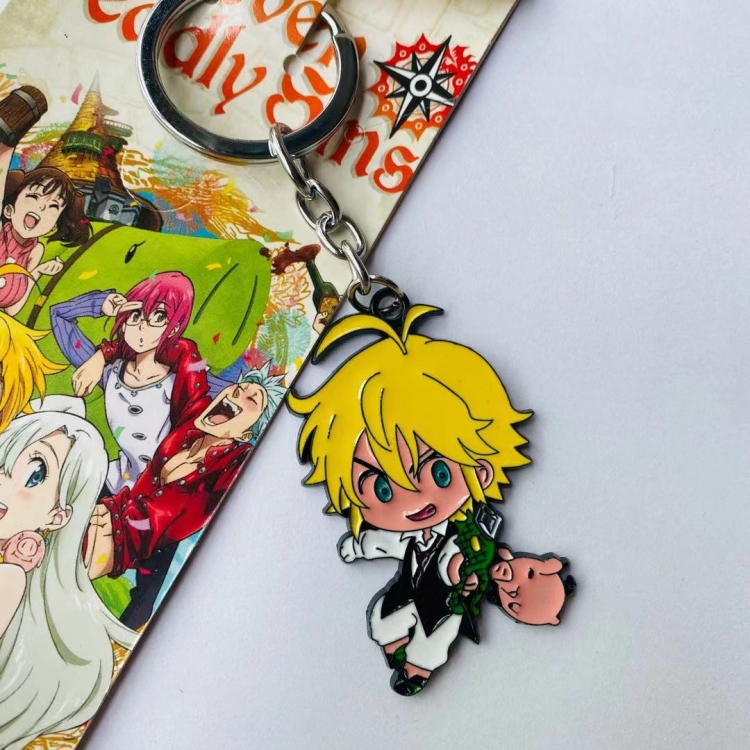 The Seven Deadly Sins Metal character Key Chain pendant price for 5 pcs