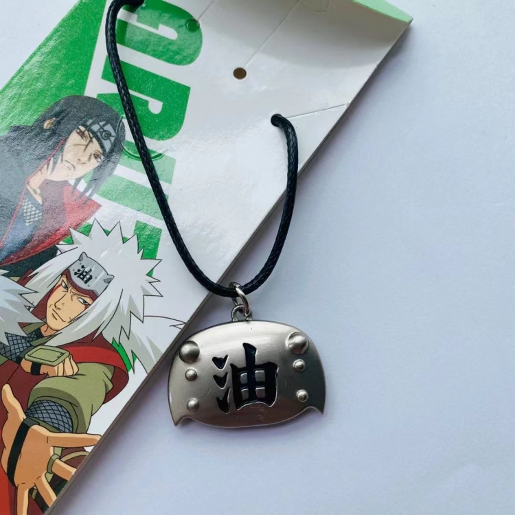  Naruto Leather rope necklace pendant jewelry