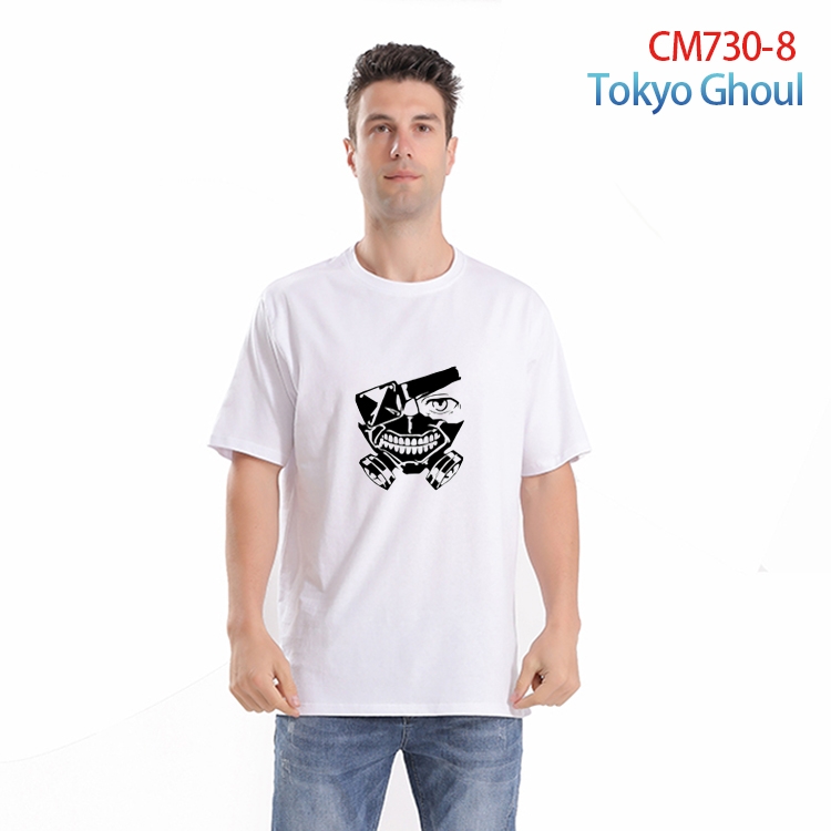Tokyo Ghoul Printed short-sleeved cotton T-shirt from S to 4XL   CM-730-8