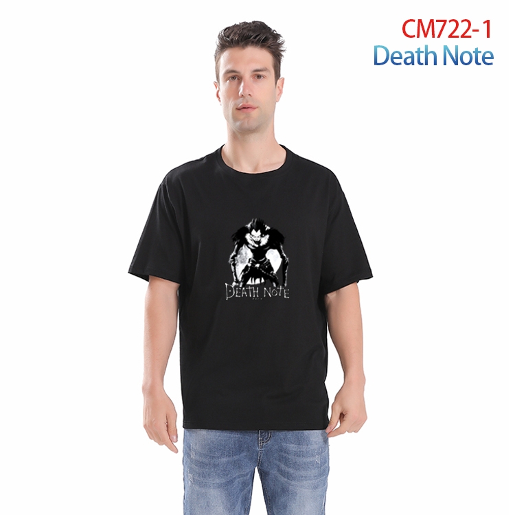 Death note Printed short-sleeved cotton T-shirt from S to 4XL   CM-722-1