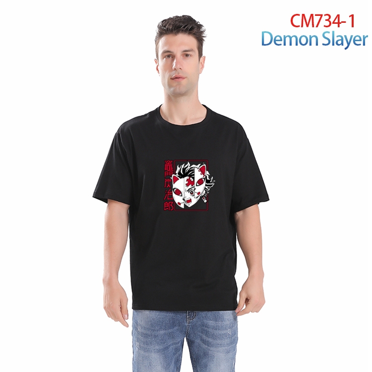 Demon Slayer Kimets Printed short-sleeved cotton T-shirt from S to 4XL  CM-734-1