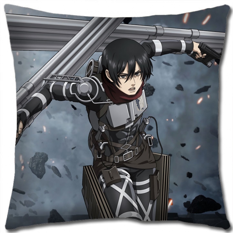 Shingeki no Kyojin Anime square full-color pillow cushion 45X45CM NO FILLING  J12-225