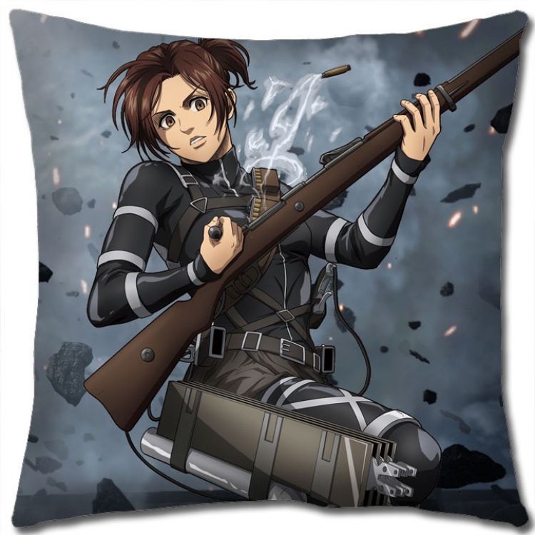 Shingeki no Kyojin Anime square full-color pillow cushion 45X45CM NO FILLING  J12-223