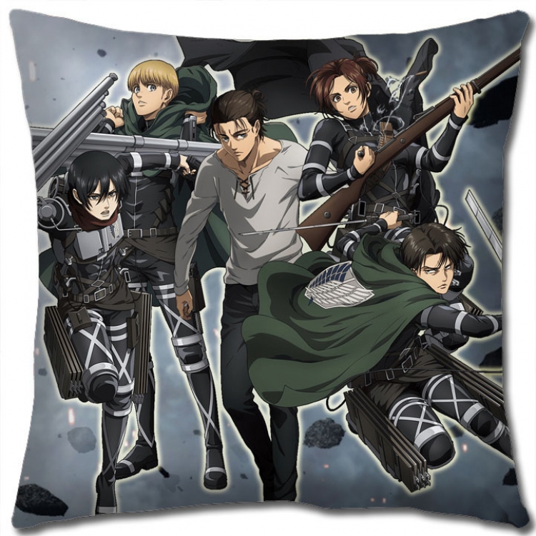 Shingeki no Kyojin Anime square full-color pillow cushion 45X45CM NO FILLING J12-254