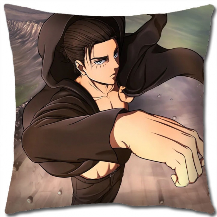 Shingeki no Kyojin Anime square full-color pillow cushion 45X45CM NO FILLING  J12-255