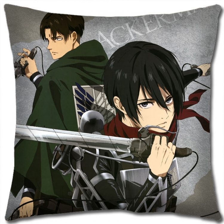 Shingeki no Kyojin Anime square full-color pillow cushion 45X45CM NO FILLING J12-203