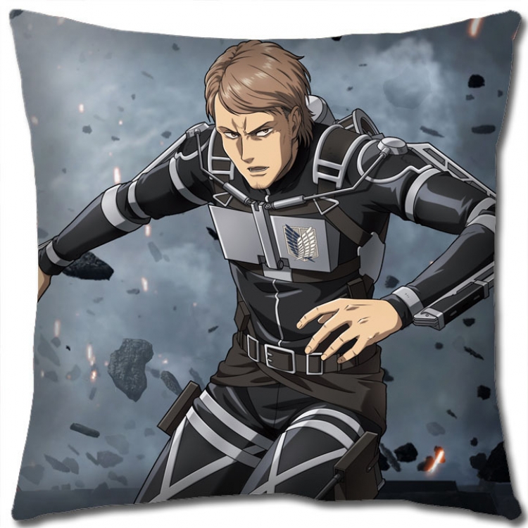 Shingeki no Kyojin Anime square full-color pillow cushion 45X45CM NO FILLING  J12-227