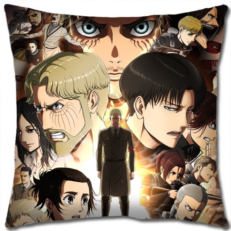 Shingeki no Kyojin Anime square full-color pillow cushion 45X45CM NO FILLING J12-215