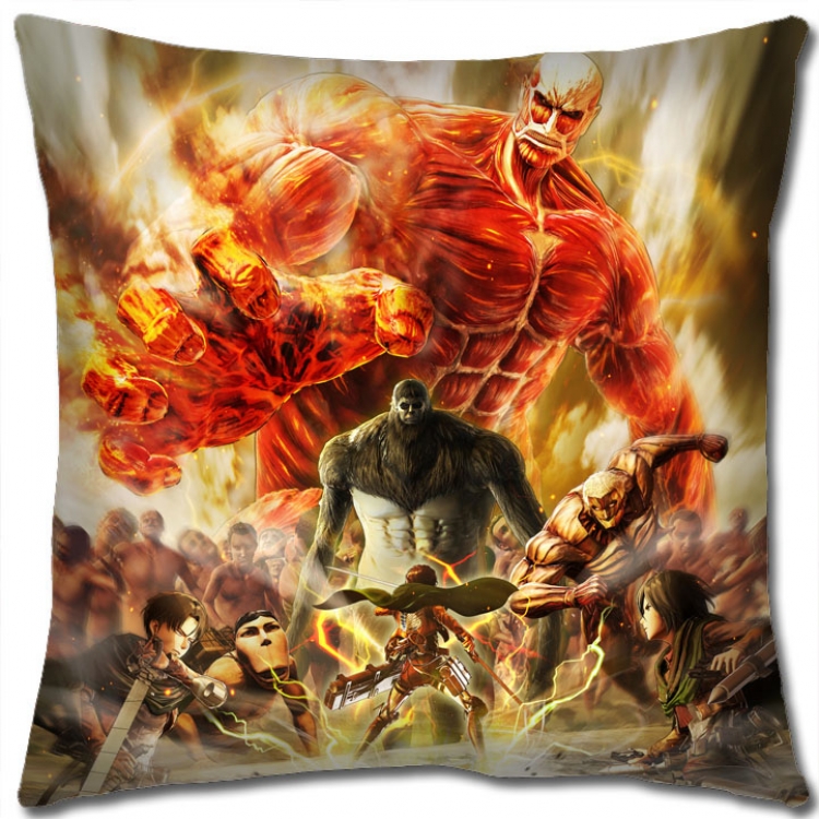 Shingeki no Kyojin Anime square full-color pillow cushion 45X45CM NO FILLING J12-230