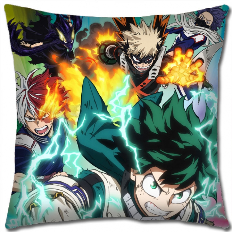 My Hero Academia Anime square full-color pillow cushion 45X45CM NO FILLING w9-350