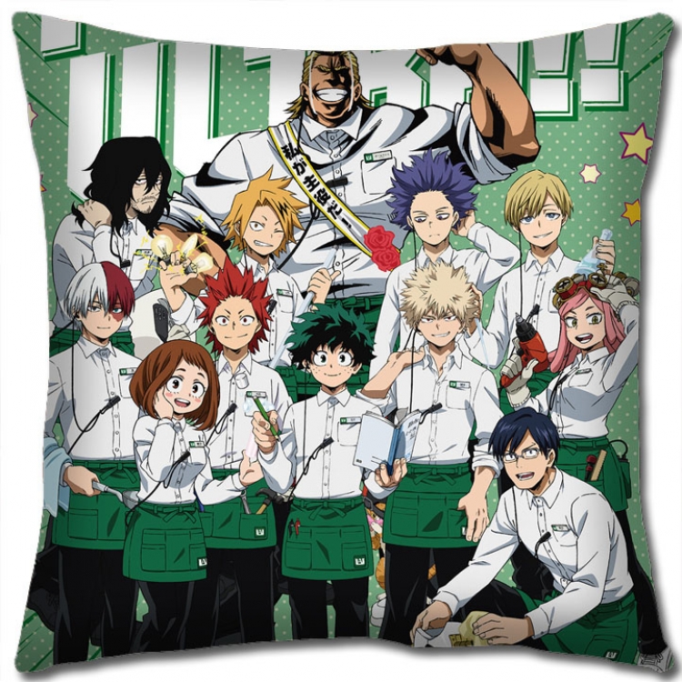 My Hero Academia Anime square full-color pillow cushion 45X45CM NO FILLING w9-398