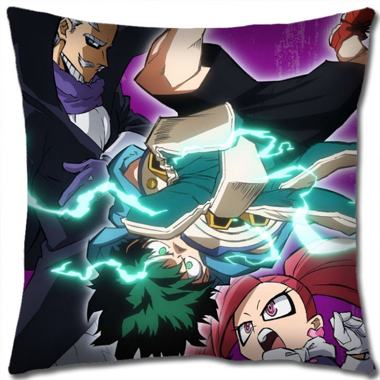 Hero Academia Anime square full-color pillow cushion 45X45CM NO FILLING w9-386