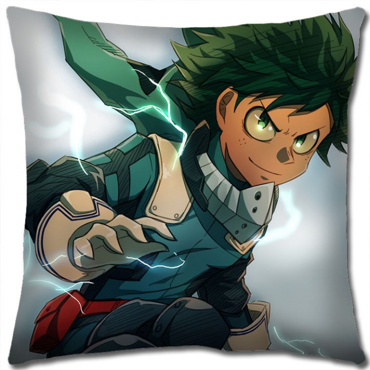 Hero Academia Anime square full-color pillow cushion 45X45CM NO FILLING  w9-339