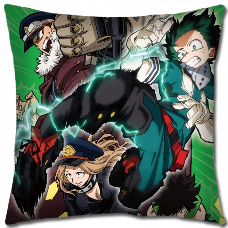 Hero Academia Anime square full-color pillow cushion 45X45CM NO FILLING w9-373