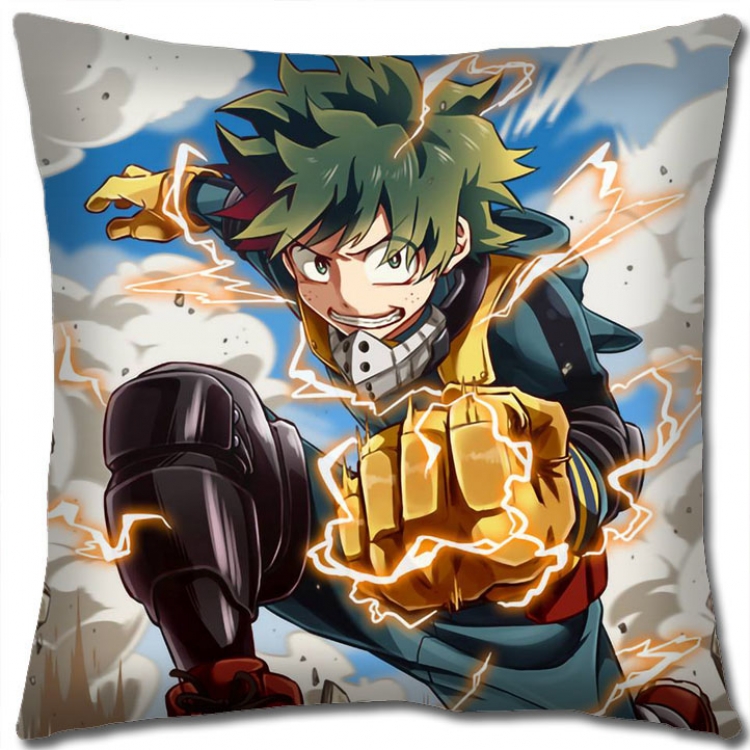 Hero Academia Anime square full-color pillow cushion 45X45CM NO FILLING w9-355