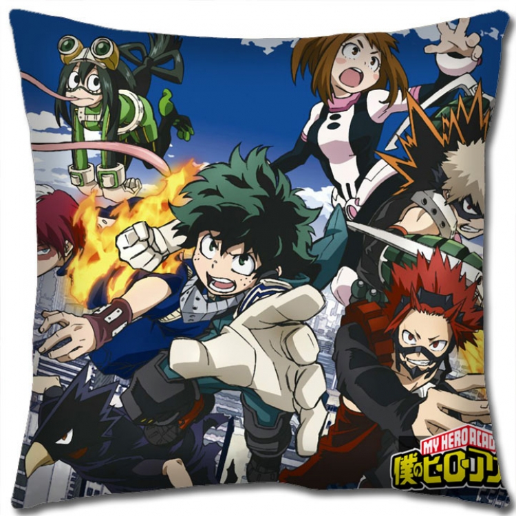 Hero Academia Anime square full-color pillow cushion 45X45CM NO FILLING   w9-360
