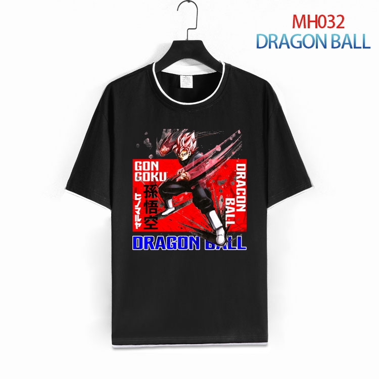 DRAGON BALL Pure cotton  Loose short sleeve round neck T-shirt  from S to 4XL   MH-032-(1)