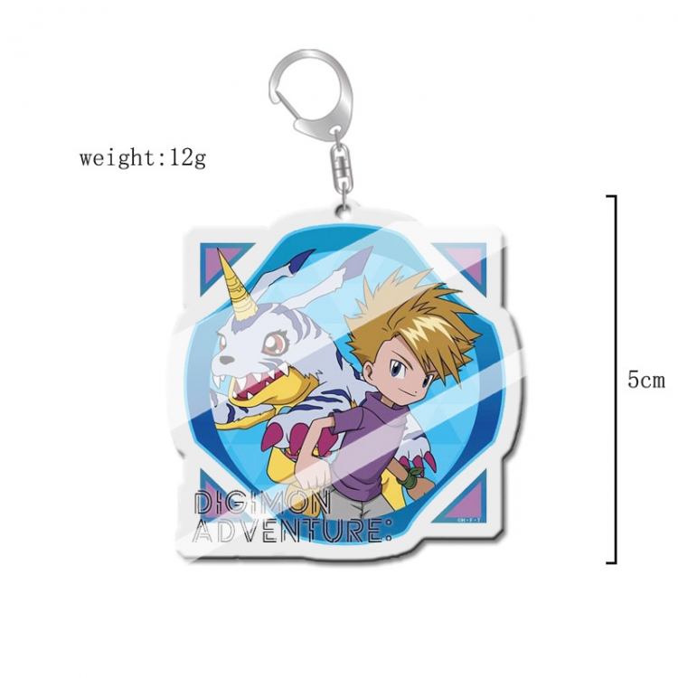 Digimon Anime acrylic Key Chain price for 5 pcs