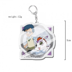 Digimon Anime acrylic Key Chai...