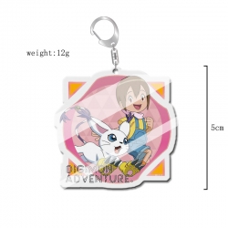 Digimon Anime acrylic Key Chai...