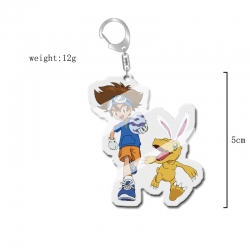 Digimon Anime acrylic Key Chai...