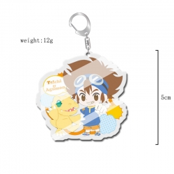 Digimon Anime acrylic Key Chai...