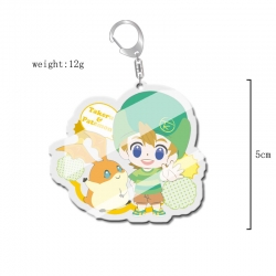 Digimon Anime acrylic Key Chai...