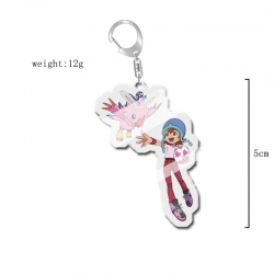 Digimon Anime acrylic Key Chai...