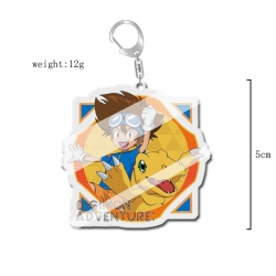 Digimon Anime acrylic Key Chai...