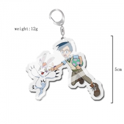 Digimon Anime acrylic Key Chai...